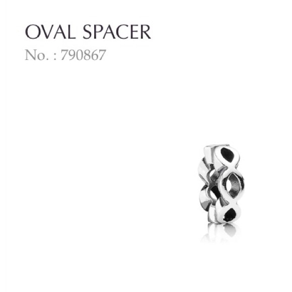 "Oval Spacer" Pandora