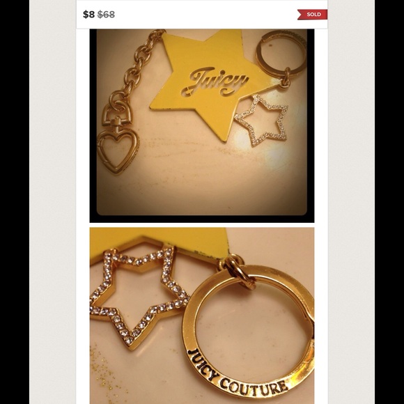 JUICY STAR KEYCHAIN. Old school Juicy