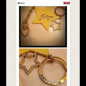 JUICY STAR KEYCHAIN. Old school Juicy