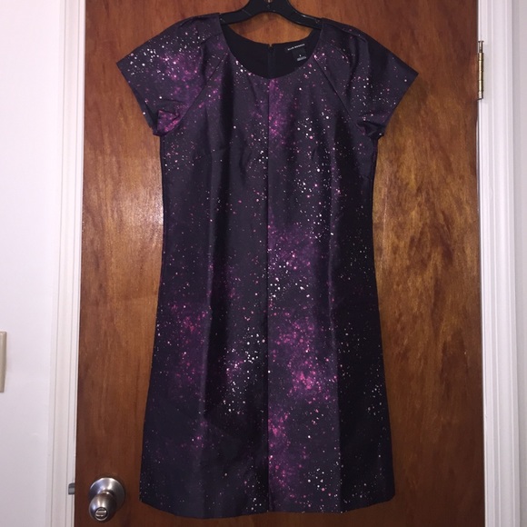 Club Monaco Ophelia Galaxy Print Silk Dress