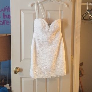 Beautiful white cocktail dress. NWOT