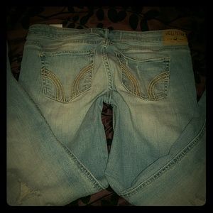 Hollister brand distressed jeans