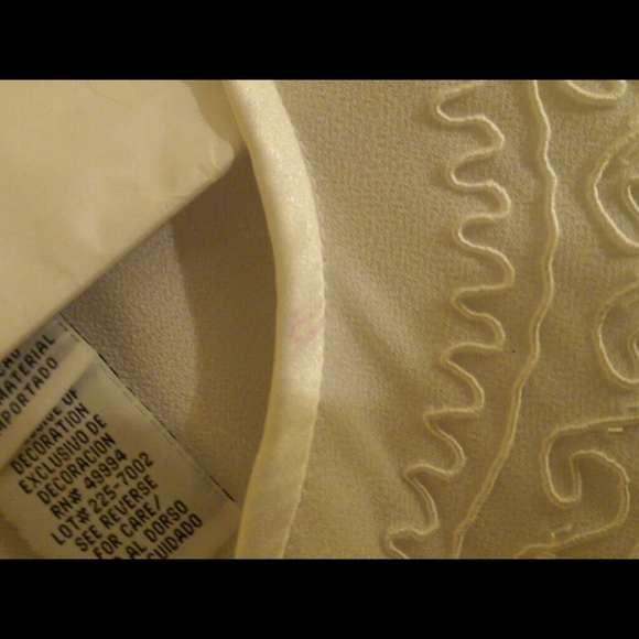 R &M Richards white formal dress with jacket - Picture 2 of 4