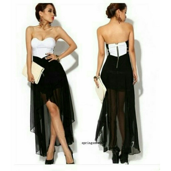 High-low Rib Cage Dress