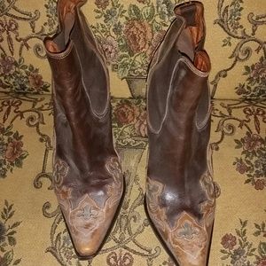 Cowboy booties Donald Pliner
