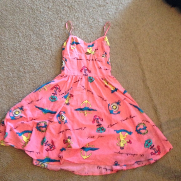 Beautiful French Dress with cutout slit