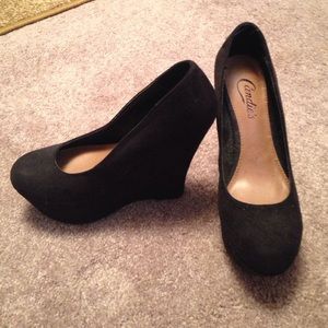 Candies black wedge