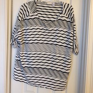 Chicks black and cream shirt