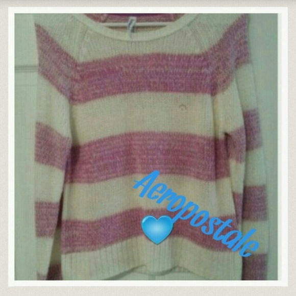 Aeropostale Sweaters - 19K SALE! 🌸NWT AERO PINK/ IVORY SWEATER🌸