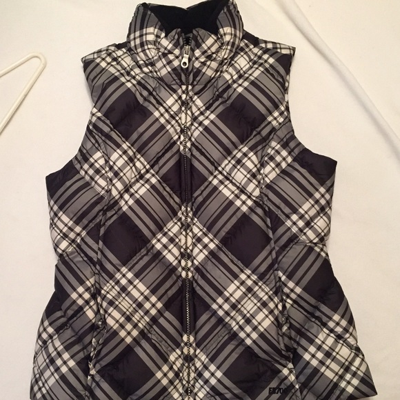 Black and Grey Puffer Vest