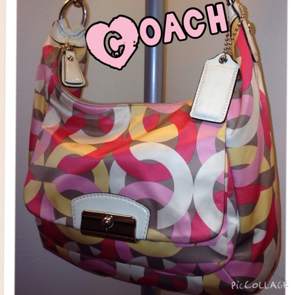 Kristen Op Art Chain Link Hobo Multicolored 🔥