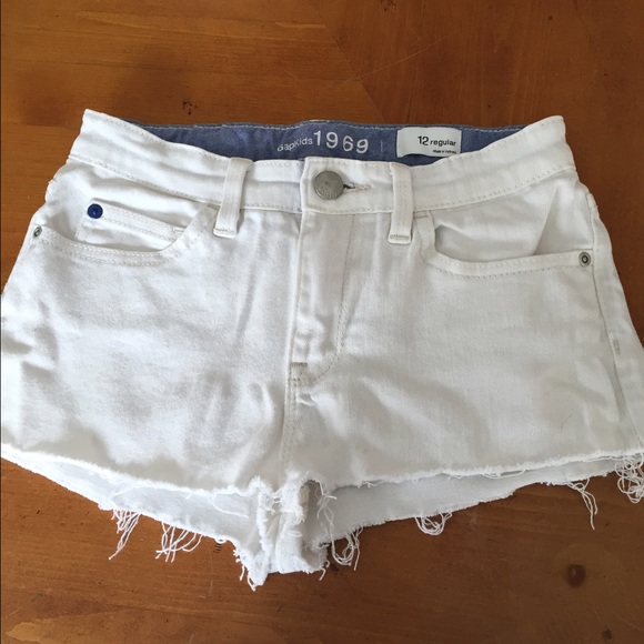 Gap Kids white shorts
