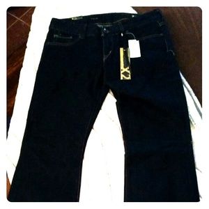 Women's fit & flare dark washed Jeans