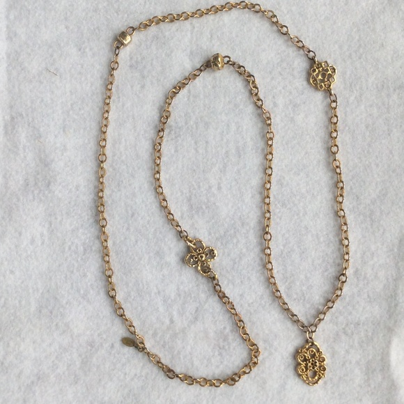 The Limited gold tone vintage necklace