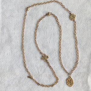 The Limited gold tone vintage necklace