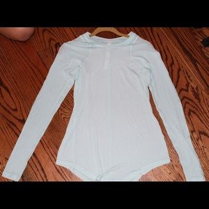 Lululemon mint blue long sleeve