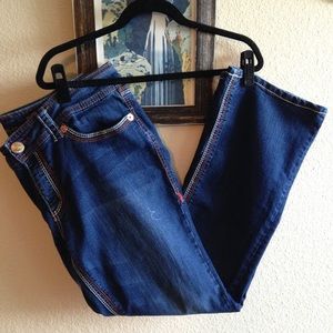 Seven7 Dark Wash Boot Cut Jeans