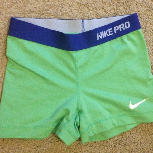 Mint green Nike Pros