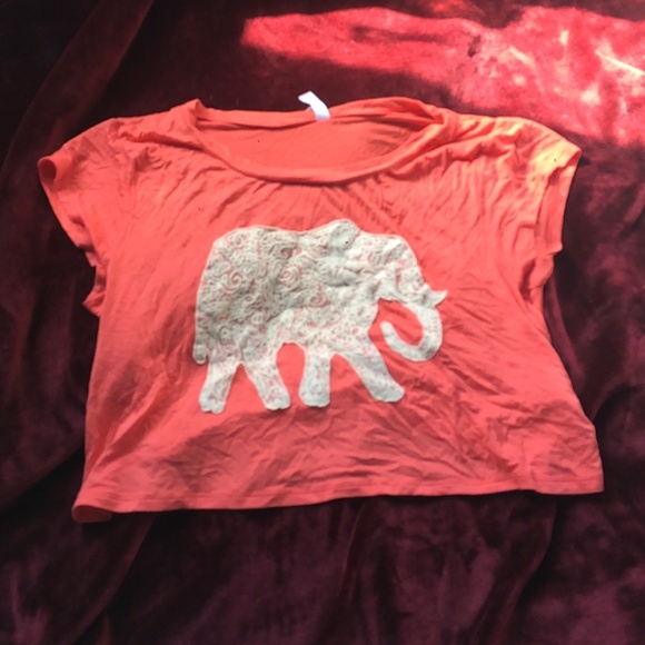 Elephant crop top