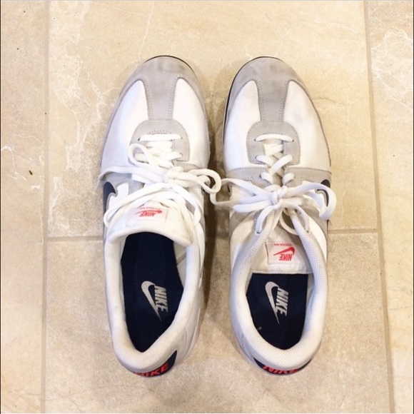 White & Grey Casual Nikes