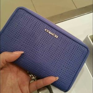 Coach Double Zip Phone Wallet