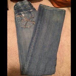 BKE distressed jeans.