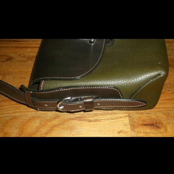 SOLD VTG  Dooney & Bourke Flap  Leather Handbag - Picture 2 of 4