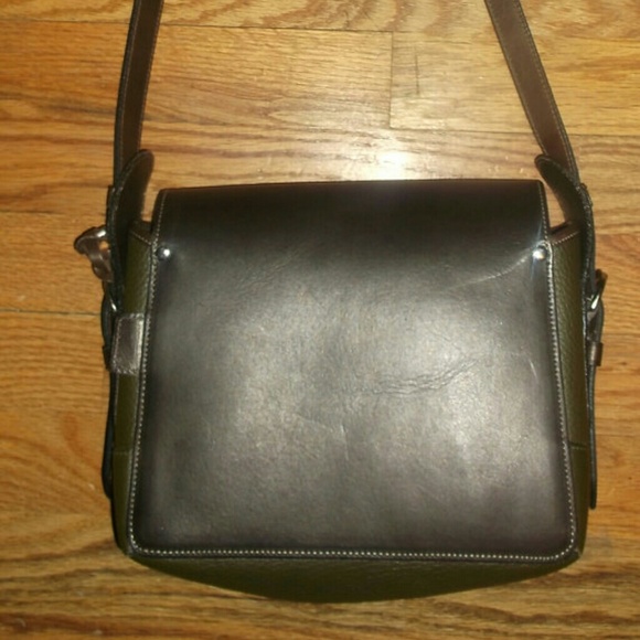 SOLD VTG  Dooney & Bourke Flap  Leather Handbag - Picture 3 of 4