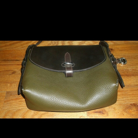 SOLD VTG  Dooney & Bourke Flap  Leather Handbag - Picture 4 of 4