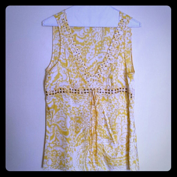 Express silk sleeveless blouse