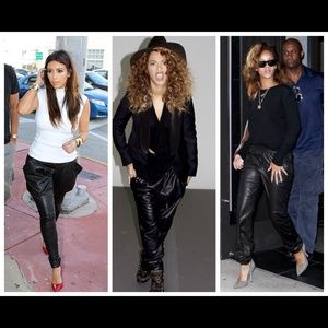 Leather Jogging Pants (80's style)