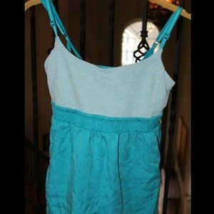 Lululemon teal babydoll tank top