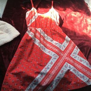 Adorable red sundress NWOT