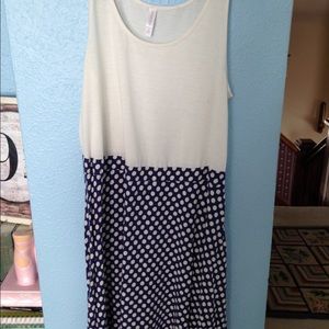 Polka dotted dress