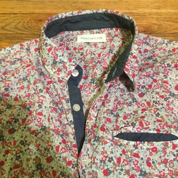 Flower Button up - Picture 2 of 3