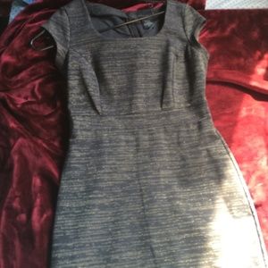 Black dress with gold highlights