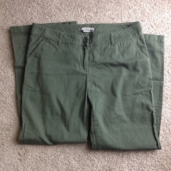 Army Green Casual Pants
