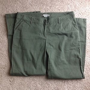 Army Green Casual Pants