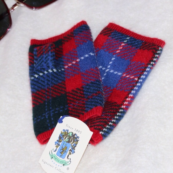 SOLD🆕Portolano Plaid Gloves - Picture 2 of 3