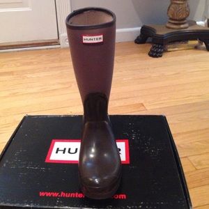 espresso brown BRAND NEW hunter boots!