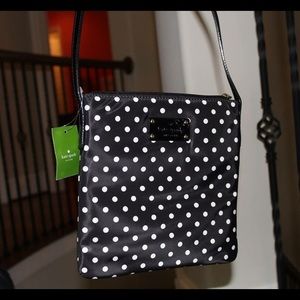 Kate spade polka dot across the body bag