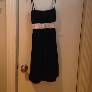 Black bubble dress