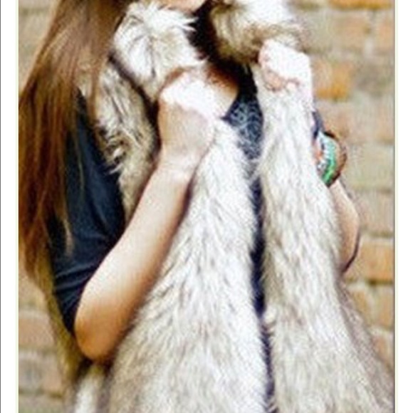 Faux fur vest