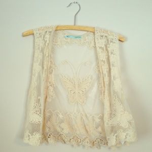 Lace vest