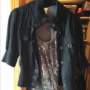 Maurice's Blazer and sequin Tank S/M
