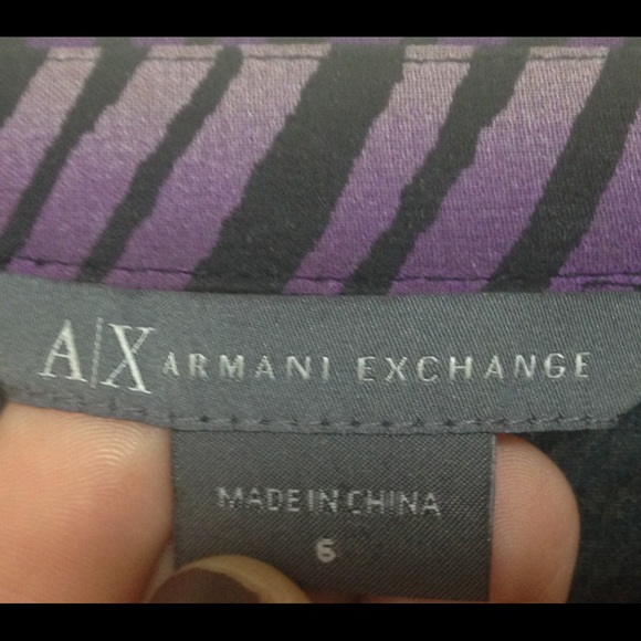 ARMANI EXCHANGE SILK DRESS ANIMAL PRINT ⭐️⭐️⭐️⭐️ - Picture 2 of 4