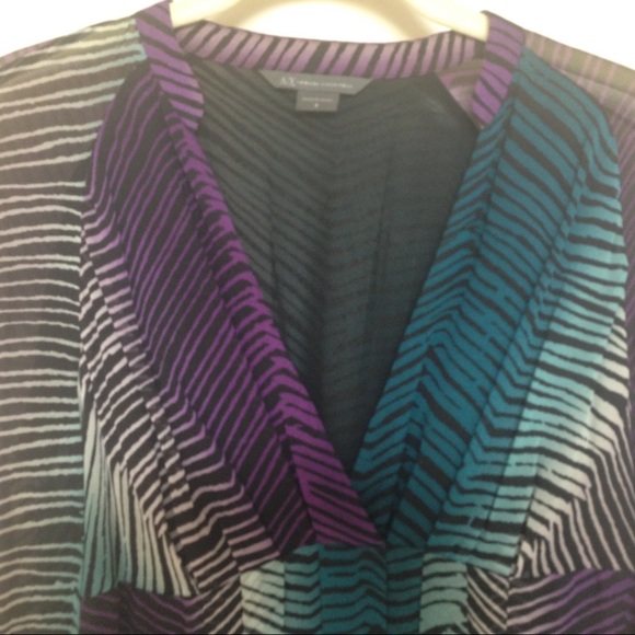 ARMANI EXCHANGE SILK DRESS ANIMAL PRINT ⭐️⭐️⭐️⭐️ - Picture 3 of 4