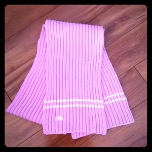 North Face pink scarf