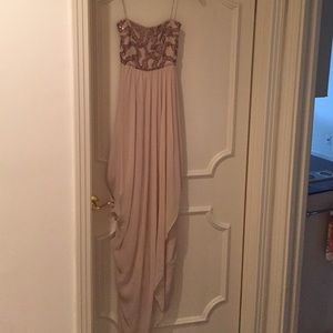 Alice and Olivia Bess Strapless Gown