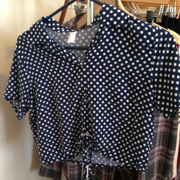 AA Polka Dot Crop Top
